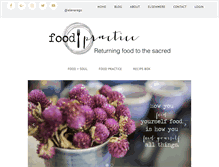 Tablet Screenshot of foodpractice.com